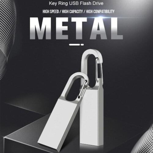 Usb Disk Aluminum Alloy High-Speed Portable Usb 2.0 Flash Drive For Computer Car Bluetooth-compatible Speaker Key Style
