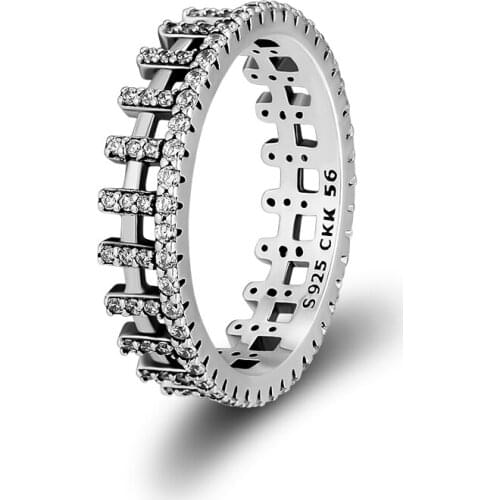Forever of COCOLAND Rings 100% 925 Sterling Silver Jewelry Free Shipping