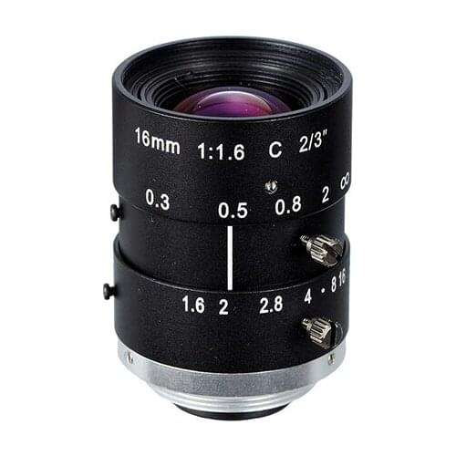 2/3" F1.6-16C 16mm 5 Megapixel C Mount Machine Vision lens for Industrial camera Smart security SL-C1616MP5