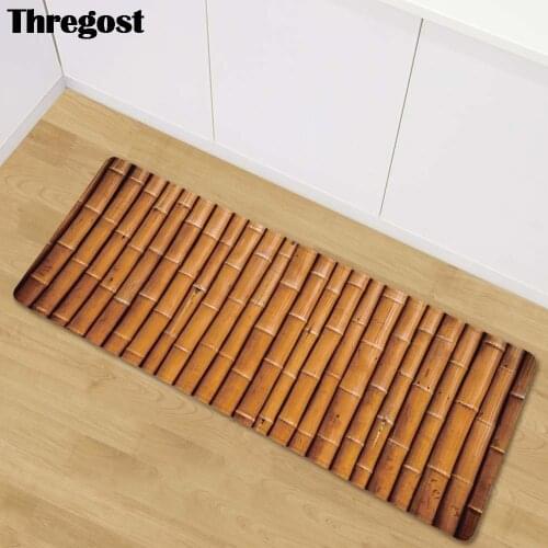 3D Striped Printed Welcome Mats for Front Door Kitchen Floor Mats Muslim Prayer Mat Kitchen Rugs Washable Home Decor Carpet