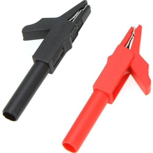 4mm Multifunctional Aligator Clip Insulative Full Protective Crocodile Clip for Multimeters Electronic Diagnostic-tool