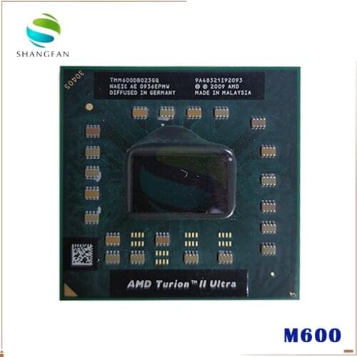 AMD Turion II Ultra Dual-Core Mobile TMM600 M600 TMM600DBO23GQ 2.4G 2M cpu latop processor Socket S1