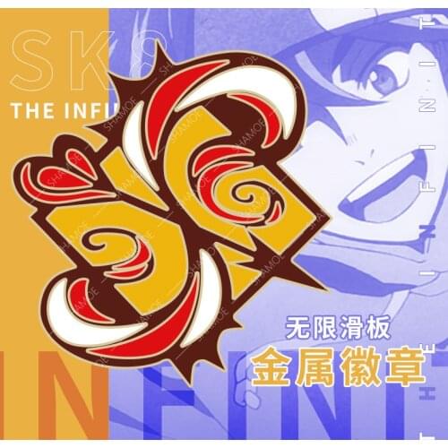 Anime SK8 the Infinity Figure 7019 Badges Metal Botton Brooch Pin Gifts Kids Toy