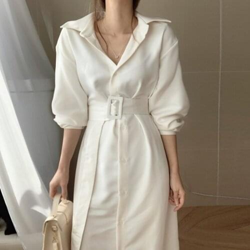 BIRGHWATER Fashionable Shirt Dresses
