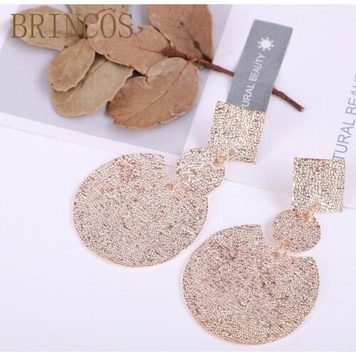 Bohemian women earrings vintage jewelry gold gifts for women fashion jewelry drop earrings jewelry dangle big fashion jewelry