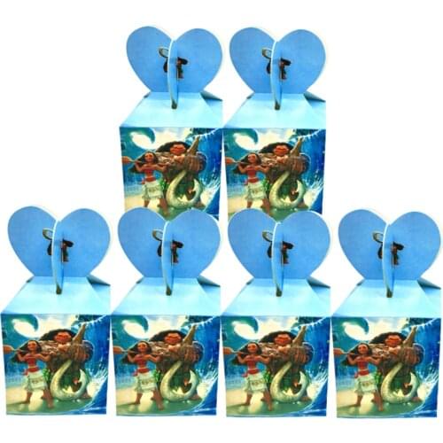 Boss Baby Birthday Theme Paper Candy Box 8.5*8.5*18cm Wedding Gift Candy Box Party Decoration Supplies Set 12/24/30/36/48/60PCS