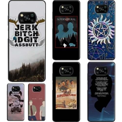 Supernatural TV Series For POCO F3 F1 F2 M3 X3 Pro Phone Case For Xiaomi Mi 11 Lite Ultra 10T Pro Mi Note 10 Lite