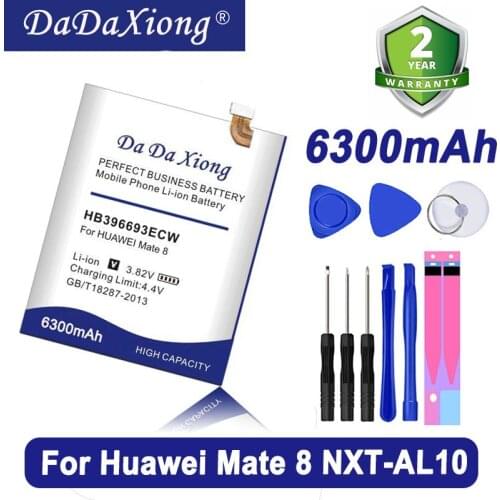 Da Da Xiong 6100mAh HB396693ECW Battery for Huawei Mate 8 NXT-AL10 NXT-TL00 NXT-CL00 NXT-DL00 mate8 Phone Battery