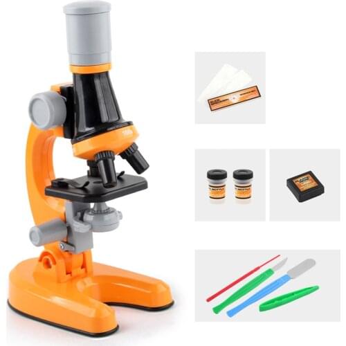 Childrens Microscope Toys 1200 Times Microscope Teaching Material Set Science Experiment Toys School Students Microscope Toys
