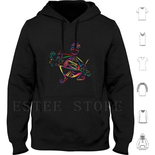 Dhol Player Hoodies Long Sleeve Dhol Dhol Player Musical Instrument Bhangra Line Art India Chak De Phatte Beat