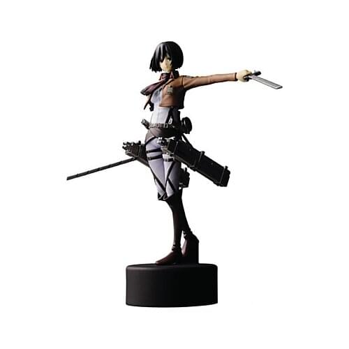 Anime Action Figures Inspired by Attack on Titan Mikasa Ackermann PVC 14 CM Model Toys Doll Toy