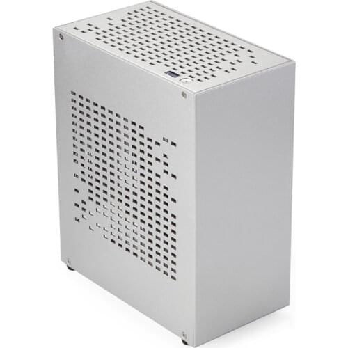 B07 Aluminum ITX Game Case Computer Mini Desktop Chassis Compact PC Front USB 3.0 Interface 3.0 Riser Cable Included wholesales