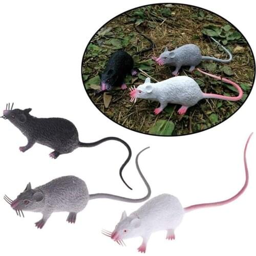 Joke Fake Lifelike Mouse Model Prop Halloween Gift Toy Party Decor Jokes Simulated Mouse Models