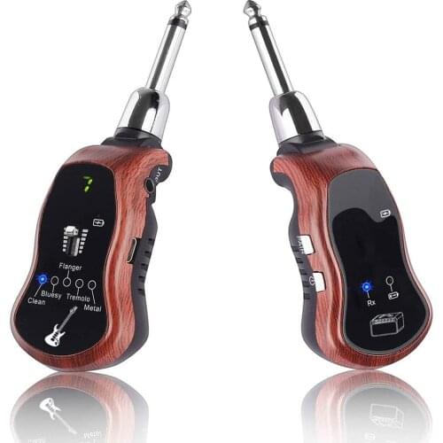 K380C Rechargeable 5 Effects Wireless Electric Guitar Transmitter Receiver Set Bluetooth receiver Guitar Accessories