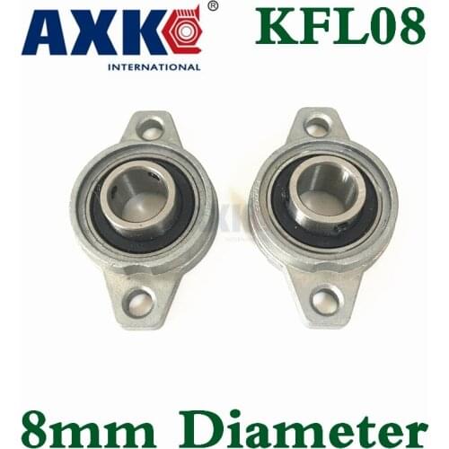 Kfl08 8mm Diameter Fl08 K08 Pillow Block Flange Bearing Zinc Alloy Pillow Block Bearing Mounted Cast Housing Self-aligning
