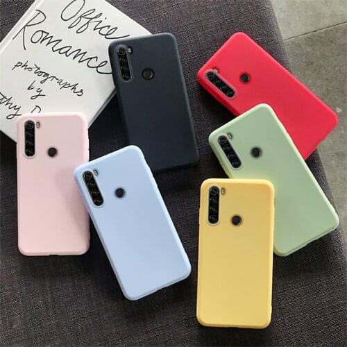 Fashion Candy Color Case for Xiaomi Redmi Note 8 7 6 5 Pro 4 4X 3 Case Redmi 4X 4A 5A 6A 7A 8A GO S2 K20 Pro Soft Silicone Cover
