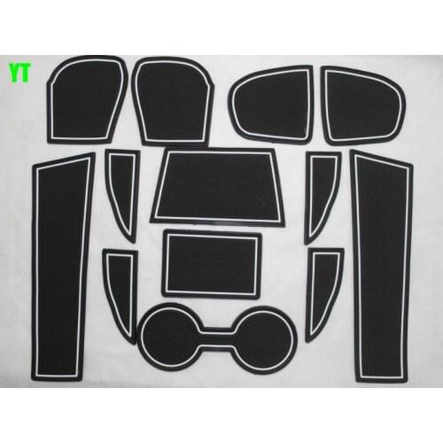 Non-slip Interior door gate pad cup mat for mazda cx-3 cx3 2017-2019,13pcs/lot,car styling