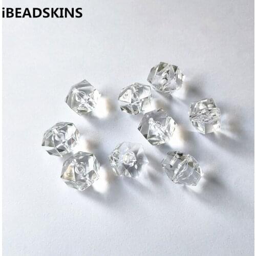 New arrival! 18x15mm 180pcs Clear acrylic Faceted wheel shape Beads for Necklace,Earrings parts,hand Made Jewelry DIY
