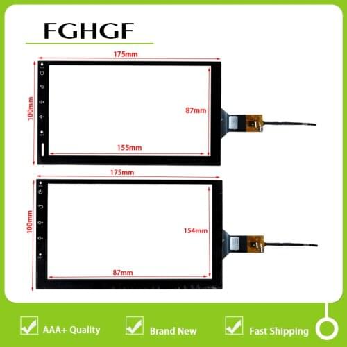 New 7 inch TPC0013-V02 TPC0021 Capacitive screen For GPS CAR 175mm*100mm 174*100 Touchsensor glass