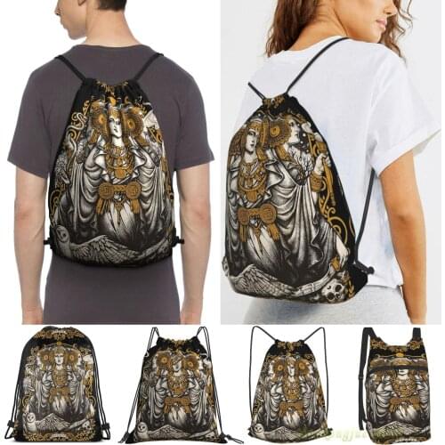 Men Sackpack Strap Bags Iberian Hecate Women Purpose Drawstring Backpacks Outdoor Travel Backpacks For Gym Training Fitness Bag