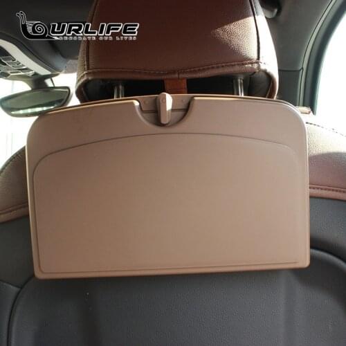 Stable Folding Food Tray Folding Dining Drink Holder Universal Car Seat Back Table Pallet Car Stowing Accessories