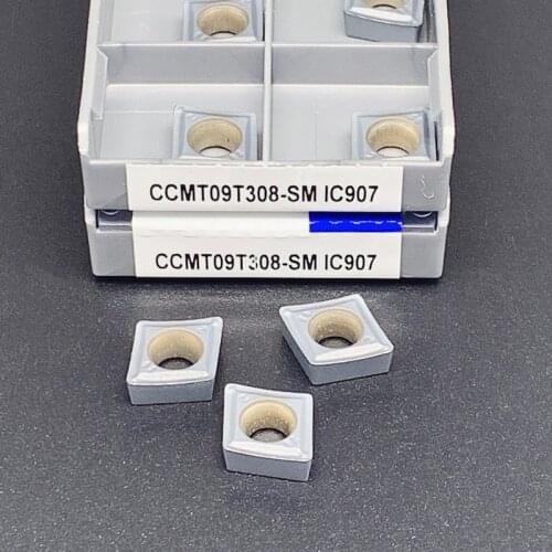 Lathe Tool CCMT09T308 SM IC907 / IC908 CCMT09T308 internal turning tool carbide insert CCMT 09T308 turning carbide insert