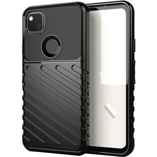 Slim Full-Body Protective cover Anti-scratch Shock-Absorption Flexible TPU Rubber Case for google Pixel 4A