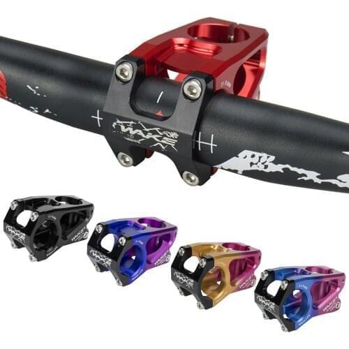 Bicycle 31.8mm Stem Bike Short Handlebar Stem Aluminum Alloy Bike Fitting For Mountain Bike Road Bike