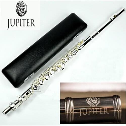 JUP JFL-511ES 16 Holes Closed C Key Flute Cupronickel Silvering flauta transversal instrumentos musicales Case