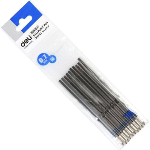 10PCS/BOX 6959 Pen Cartridge/Refill Ball-point Pens Smooth Cartridge Pen Cartridge 0.7mm Students Office supplies stationery