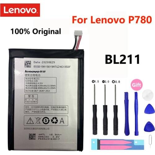 100% Original Battery BL211 Replacement Battery Bateria For Lenovo P780 BL 211 BL-211 Mobile Phone Batteries Accumulator