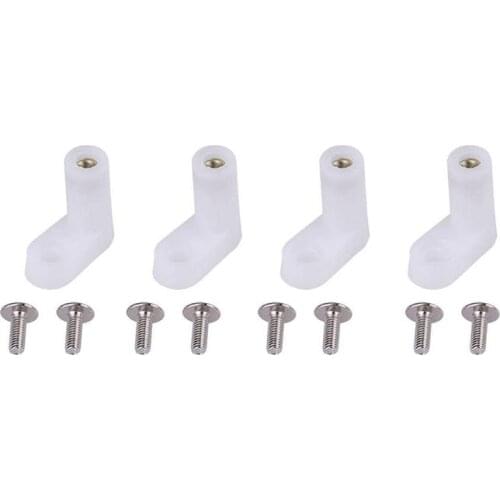 100 PCB Feet White Plastic L-Shaped Feet Used to Fix the Plastic L Feet of the Game Console Motherboard