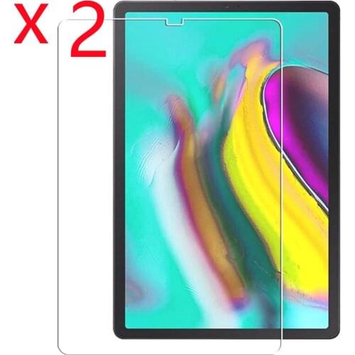 2Pcs Tempered Glass Screen Protector for Samsung Galaxy Tab S5E 10.5 Inch 2019 T720 T725 Ultra-clear Bubble Free Protective Film