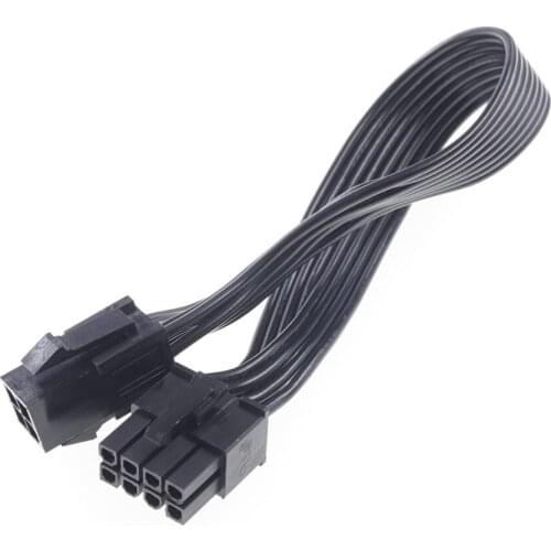 50 Pcs ATX CPU 4 to 8 Pin Adapter Cable Power 20 cm Length RoHS 18 AWG Gauge PSU EPS12V Mainboard Motherboard
