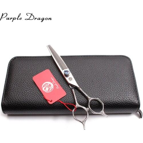 6In. 17cm 440C Blue Screw Animal Scissors Straight Shears Thinninng Shears Dog Grooming Scissors Professional Pet Scissors Z9018