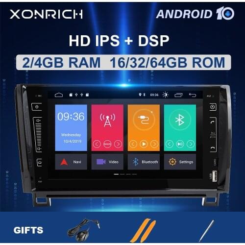IPS DSP 2 Din Android 10 Car Multimedia Player For Toyota Tundra Sequoia 2007 2008 2009 2010 20112012 2013 Radio Stereo 4GB 64GB