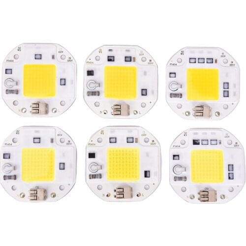 220V 110V Quick Connect 50W 70W 1000W COB LED Chip for Spotlight Floodlight Integrated LED Light Beads Aluminum F5454 White Warm
