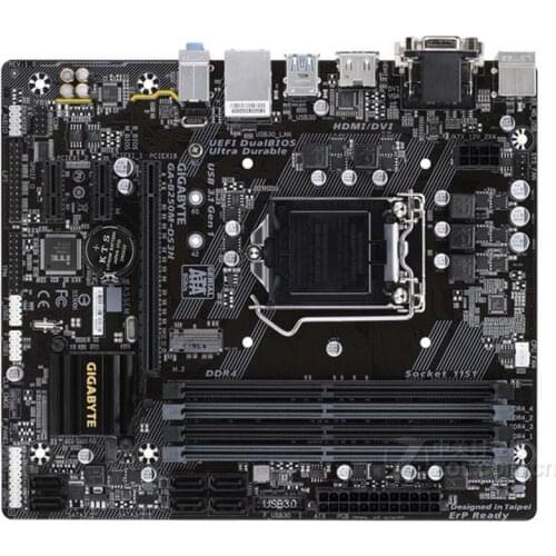 For Gigabyte GA-B250M-DS3H Original Used Motherboard B250M-DS3H B250 Socket LGA 1151 DDR4 USB3.0 SATA3 PCI-E3.0