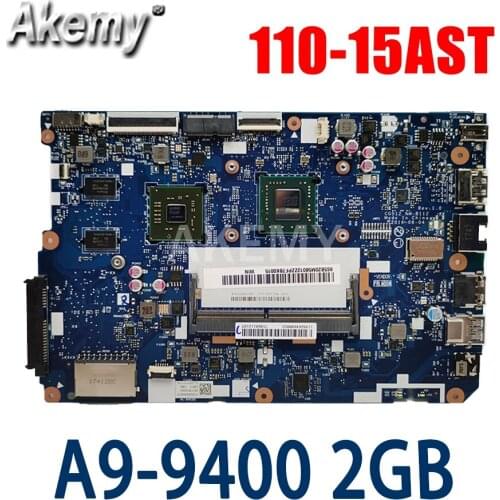 ERILLES For Lenovo ideapad 110-15AST Laptop Motherboard 5B20M56015 CG512 NM-B112 with A9-9400 2GB GPU With RTC DDR4 System Board