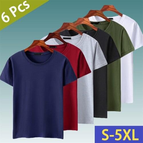 GHJQL Men's Plain T-shirts