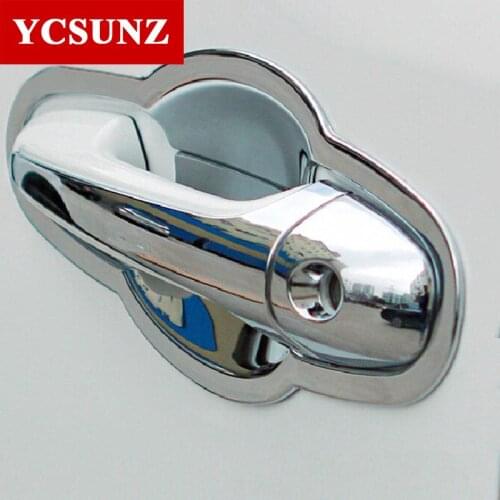 ABS Chrome Door Handle Cover Parts car- Styling For Toyota Rav4 Accessories 2014 2015 2016 2017 2018 2019 2020 Ycsunz