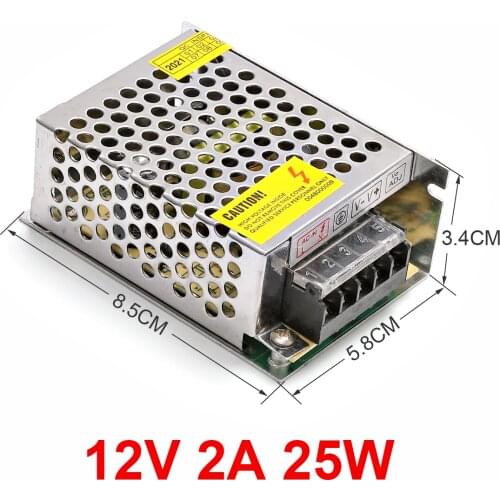Switching power supply lamp transformer 12v 2A 25W LED strip closed circuit TV adapter