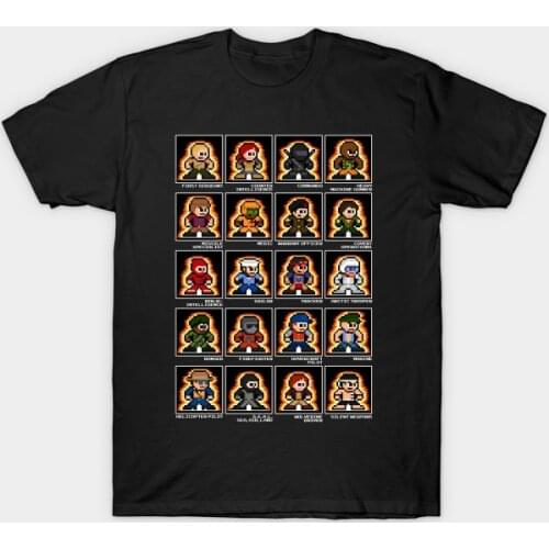 Men t-shirt 8 Bit GI Joe Cardback Tshirt Women T Shirt Men Cotton Tees Streetwear Harajuku