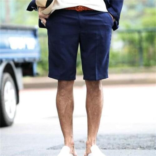 2021 Korean fashion brand mens new summer solid straight casual shorts thin fashion beach pants