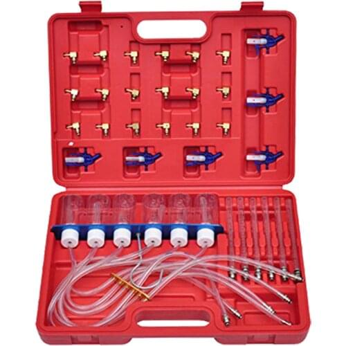 Diesel Injector Flow Meter Test Kit, CR Adaptor Fuel Tester Set, Diesel Diagnostic Injector Tester Fuel Return Flow Metering