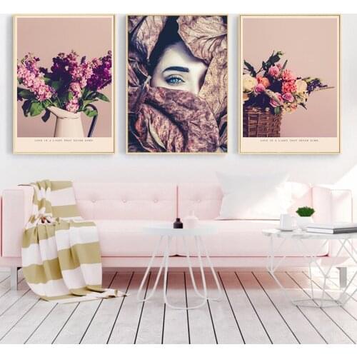 Diamond Painting Kits With AB Drill Poured Glue Scalloped Edge Nordic Beauty Nostalgic Flowers Art 5D DIY Girl Decor Unique Gift