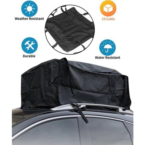 Portable Roof Luggage Bag Waterproof And Dustproof Polyester Cloth Off-road Vehicle Roof Travel Large Capacity Storage Bag