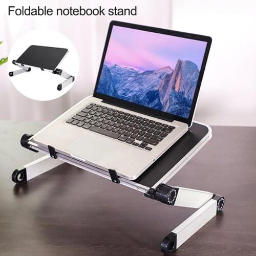 Foldable Aluminum Alloy Notebook Stand Adjustable Laptop Heighten Desktop Holder