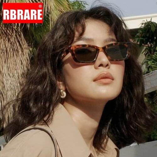RBRARE Cat Eye Sunglasses Women Luxury Brand Sun Glasses for Men Vintage Small Frame Women Sunglasses Gafas De Sol De Mujer