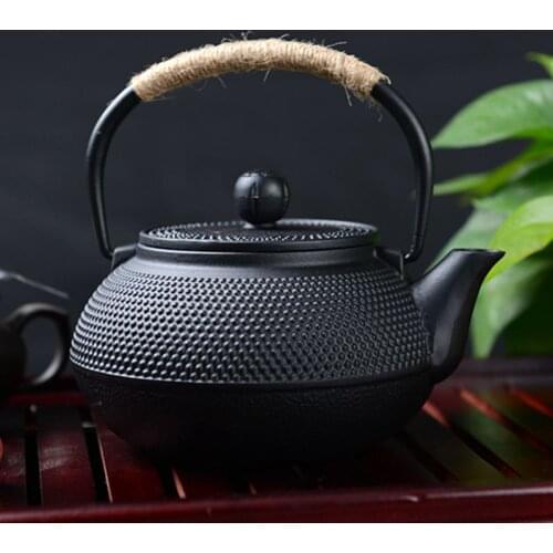 Southern Cast iron kettle old iron pot shells tea pots health boiler scale iron pot 800ml